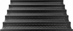Купить лист для печи unox tg 435 600x400 foro baguette black – цена от завода, доставка до двери | RuOborudovanie.ru