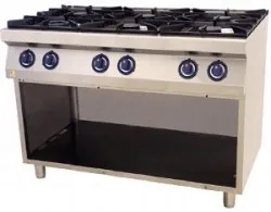 Купить плита 6 конфорочная 900 серии kogast ps-t69/p 55893 газ – цена от завода, доставка до двери | RuOborudovanie.ru