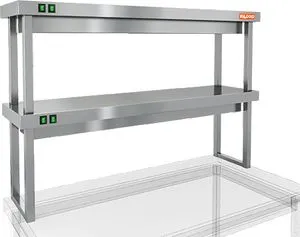 Полка тепловая Hicold TP2-11/3 двухъярусная настольная (1100х300х800мм) – купить по цене завода
