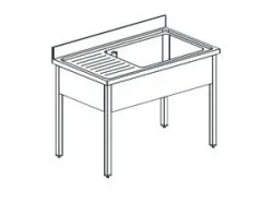 Купить ванна котломоечная apach chef line lp207-135lw – цена от завода, доставка до двери | RuOborudovanie.ru