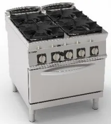 Купить плита 4 конфорочная 900 серии tecnoinox pfg8gg9 313027 газ – цена от завода, доставка до двери | RuOborudovanie.ru