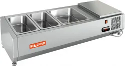 Купить витрина для ингридиентов hicold vrto 1000 для стола hicold pze3 – цена от завода, доставка до двери | RuOborudovanie.ru