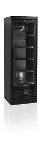 Шкаф холодильный Tefcold Cev425 Black со стеклом – купить по цене завода
