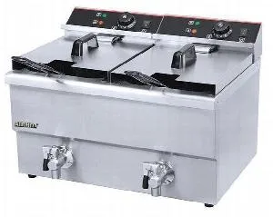 Фритюрница Airhot EF10T+10T с краном на 20л, 7кВт, настольн. электр. – купить по цене завода