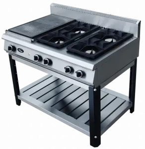 Плита газовая Grill Master Ф6ЖТЛСПГ на подставке (1 закрытая и 4 открытых горелки) – купить по цене завода