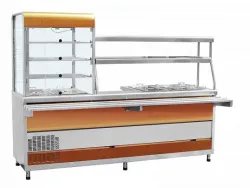 Купить прилавок-витрина abat пвхм-70кму арт.21000002763 мини холодильный+мармит – цена от завода, доставка до двери | RuOborudovanie.ru