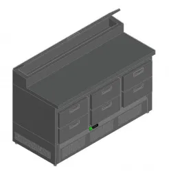 Купить стол для пиццы hicold pze1-222gn (1/3) – цена от завода, доставка до двери | RuOborudovanie.ru
