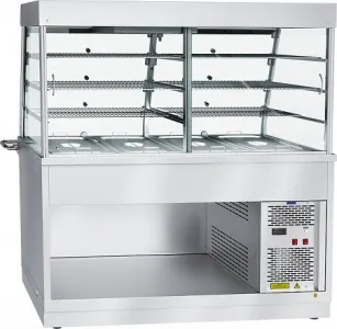 Прилавок-витрина Abat ПВВ(Н)-70Х-С-03-НШ HOT-LINE арт.21000002983 холодильный – купить по цене завода