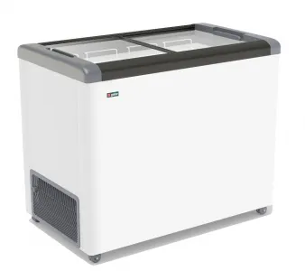 Ларь морозильный Frostor Gellar FG350C прямое стекло серый – купить по цене завода