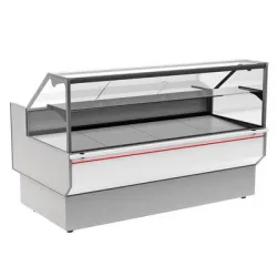 Купить витрина холодильная полюс gc95 sm 2,0-1 (вхс-2,0 carboma gc95) (0011-9003 боковины серые, декор белы – цена от завода, доставка до двери | RuOborudovanie.ru