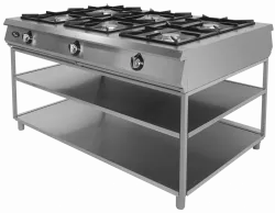 Купить плита газовая grill master ф6п2г/1000 газ (50060) на подставке 6конф. 54квт, подход с 2-х сторон – цена от завода, доставка до двери | RuOborudovanie.ru