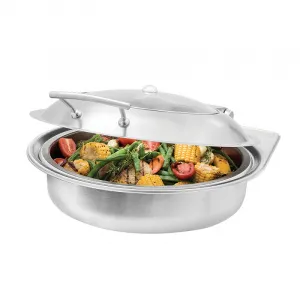 Мармит-чафиндиш Rosseto Sm289 нерж.сталь без базы круглый Multi-Chef D42хH17см настольн. – купить по цене завода