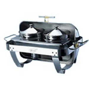 Мармит-чафиндиш Starfood S|S Zc302 1-х блюд настольный с крышкой Roll Top – купить по цене завода
