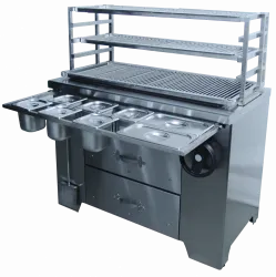 Купить мангал угольный grill master умм/2 (robata l1200) 11314 многофункциональный – цена от завода, доставка до двери | RuOborudovanie.ru