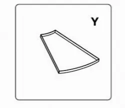 Купить гастроемкость "y" 1/12 круга витрины для – цена от завода, доставка до двери | RuOborudovanie.ru