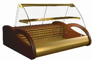 Витрина холодильная Полюс А87 Sm 1,0-1 (ВХС-1,0 арго) золотистый/коричневый – купить по цене завода