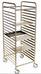Купить тележка-шпилька paderno 4482640 для 40 противней 60*40 см – цена от завода, доставка до двери | RuOborudovanie.ru