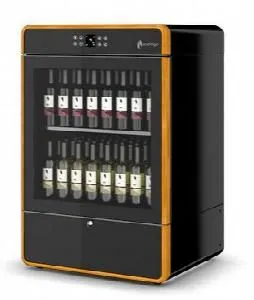 Шкаф винный Enofrigo I.Am H1200 стат., черный, рамка светл. дер., 2 полки S1S1Nc+1/Ga89430001 – купить по цене завода