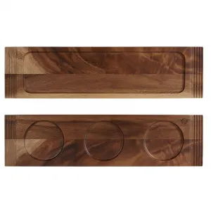 Блюдо деревянное 49,5Х13СМ, двухстороннее, Buffet Wood Zcawdbh31 – купить по цене завода