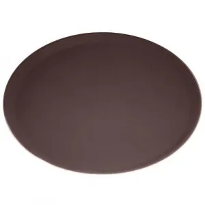 Поднос D 46см серия Jiwins Jw-R1800Ct-Br, коричневый, прорезиненный круглый – купить по цене завода
