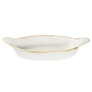 Форма для запекания овальная 23,2Х12,5СМ 0,38Л, с ручками, Stonecast, цвет Barley White Swhsioen1 – купить по цене завода