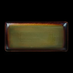 Блюдо прямоугольное Corone Verde 340х162 мм синий+зеленый – купить по цене завода