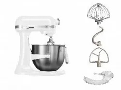 Миксер планетарный KitchenAid 5KSM7591XEWH белый профессиональный – купить в RuOborudovanie.ru с доставкой до двери Купить миксер планетарный kitchenaid 5ksm7591xewh белый профессиональный – цена от завода, доставка до двери | RuOborudovanie.ru