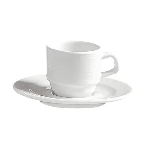 Чашка кофейная 75МЛ "Moka" стэкбл (БЛЮДЦЕ 12,5СМ) Coral Porvasal 0001300500000 – купить по цене завода