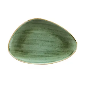 Блюдо треугольное Chefs 30,4Х20,5СМ, без борта, Stonecast, цвет Samphire Green Ssgstc301 – купить по цене завода