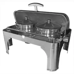 Купить мармит-чафиндиш starfood zc202 s|s 1-х блюд настольный с крышкой roll top – цена от завода, доставка до двери | RuOborudovanie.ru