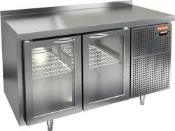 Купить стол охлаждаемый hicold bng 11 ht (+2+10), 2 стеклянные двери, 1390х500х850 – цена от завода, доставка до двери | RuOborudovanie.ru