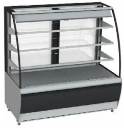 Купить витрина холодильная кондитерская k70 vm 0,6-2 standard 9006-9005 (вхсв-0,6д carboma откр)техно – цена от завода, доставка до двери | RuOborudovanie.ru