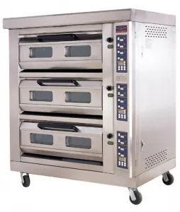 Печь статическая Kocateq EFO 6C с парогенератором 3-камерная с подом 85,5*65,5см – купить по цене завода