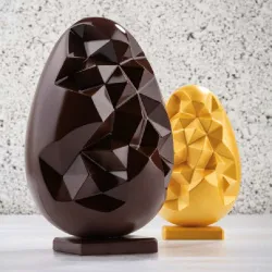 Купить форма для шок. 3d "picasso" d96мм h150мм, 170гр, 2 двойные формы, подставка, пластик kt188 – цена от завода, доставка до двери | RuOborudovanie.ru
