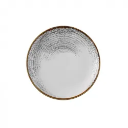 Купить тарелка мелкая 26см, без борта, цвет jasper grey, studio prints homespun accents hajgev101 – цена от завода, доставка до двери | RuOborudovanie.ru