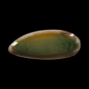 Блюдо овальное Corone Verde 305х135 мм синий+зеленый – купить по цене завода