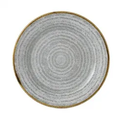 Купить тарелка мелкая 17см, с бортом, цвет stone grey, studio prints spsgvp651 – цена от завода, доставка до двери | RuOborudovanie.ru