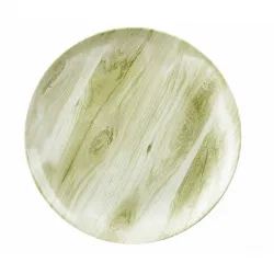 Купить тарелка мелкая 26см, без борта, textured prints, цвет green wood wgrev101 – цена от завода, доставка до двери | RuOborudovanie.ru