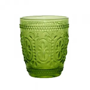 Стакан для воды "Flower" 250МЛ H100Мм, стекло, цвет светло-зеленый Flower5Lg – купить по цене завода