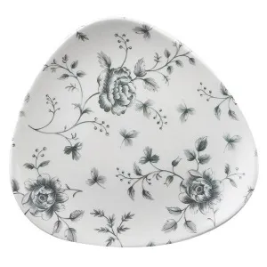 Тарелка мелкая треугольная 19,2СМ, без борта, Vintage Prints, цвет Grey Rose Chintz Rcgtr71 – купить по цене завода