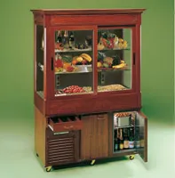 Витрина холодильная напольная, с 2 полками, с подсветкой Tecfrigo Buffet 4 Stock – купить по цене завода