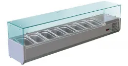 Купить витрина холодильная для ингредиентов 8хgn1/4 -150 мм koreco vrx1600330(335i) – цена от завода, доставка до двери | RuOborudovanie.ru