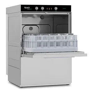 Машина стаканомоечная Apach Af400Ddp фронтальная – купить по цене завода