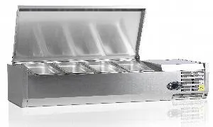 Витрина холодильная Tefcold Vk33-120 S/S Lid с нержавеющей крышкой настольная – купить по цене завода