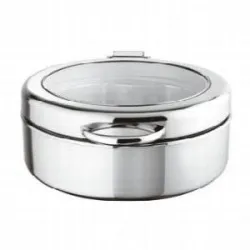 Купить чафинг-диш paderno 58176-36 с крышкой круглый 5 л d 36 см h 15см – цена от завода, доставка до двери | RuOborudovanie.ru