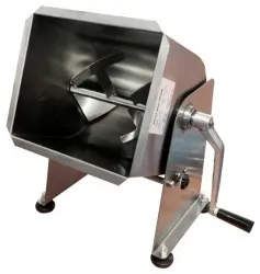 Купить фаршемешалка kocateq fme30t ручная 30 л c откидным бункером, 1 осью и подкл. к приводу g12 – цена от завода, доставка до двери | RuOborudovanie.ru