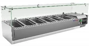 Витрина холодильная настольная Cooleq Vrx 1500/380 – купить по цене завода