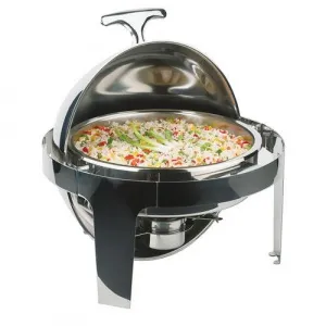 Мармит-чафиндиш Aps 12355Aps 5л S/S Elite круглый настол., с крышкой Roll-Top D45хH45см – купить по цене завода