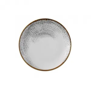 Тарелка мелкая 26СМ, без борта, цвет Jasper Grey, Studio Prints Homespun Accents Hajgev101 – купить по цене завода