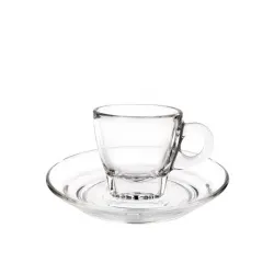 Купить блюдце d12см "caffe", стекло 1p02472 – цена от завода, доставка до двери | RuOborudovanie.ru